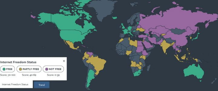 No es menor: la Argentina está entre los países libres en Internet