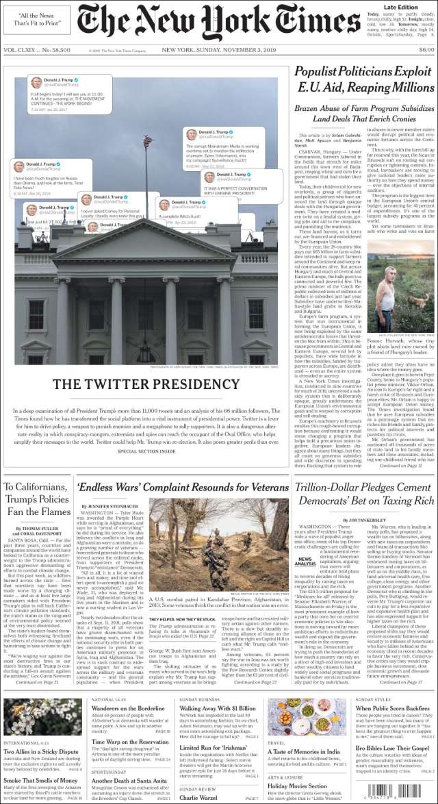 La presidencia tuitera: Donald Trump según The New York Times